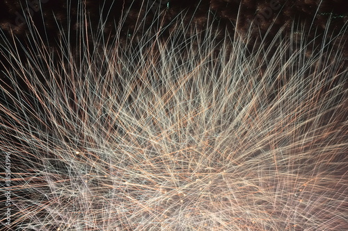 fireworks in the sky