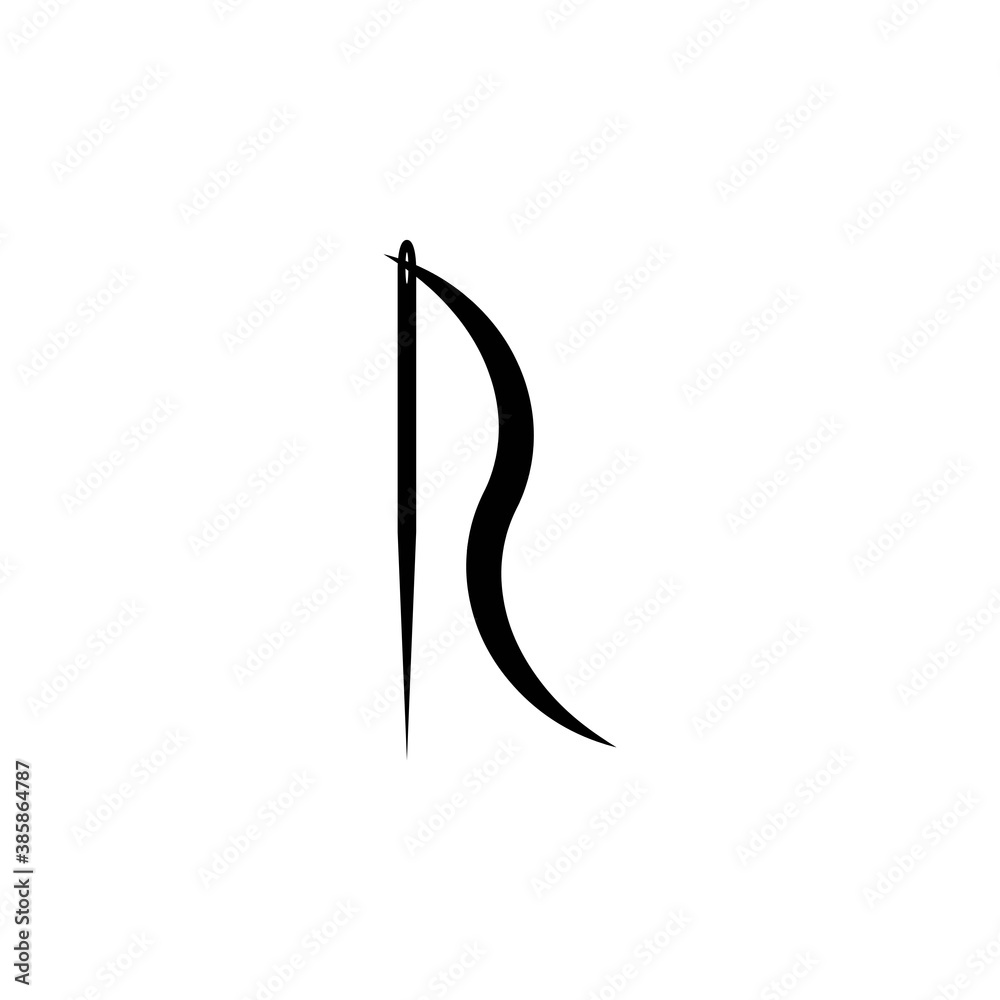 sewing needle logo sewing needle logo