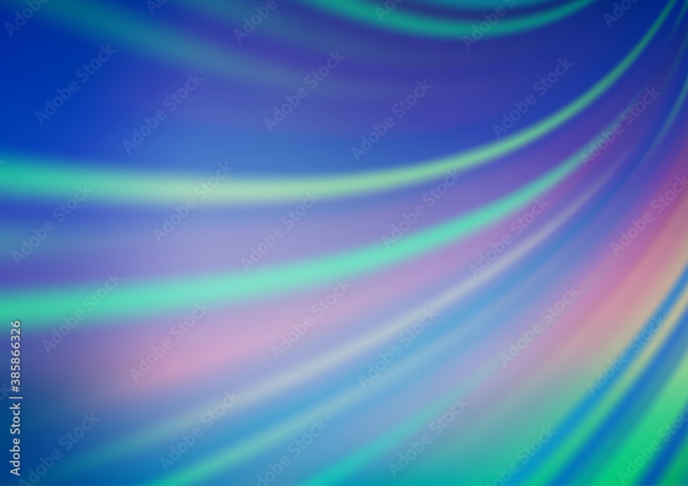 Light BLUE vector abstract blurred pattern.
