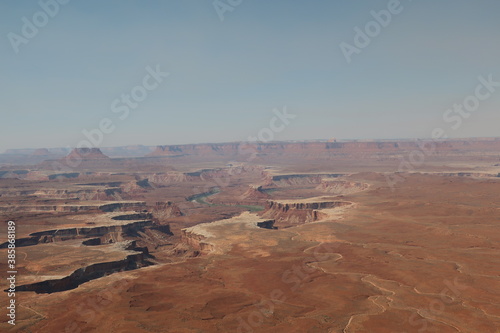Canyonlands Park and a large valley