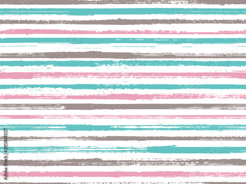 Grunge stripes seamless vector background pattern.