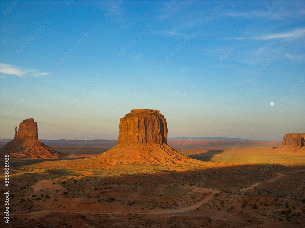 Beautiful view of Monument Valley, USA