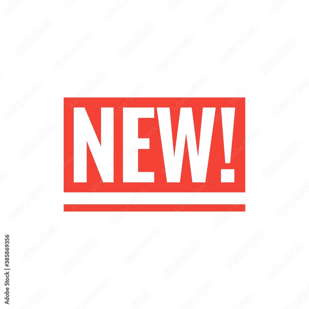 ''New!'' Word Illustration Lettering ''New!'' Word Illustration Lettering