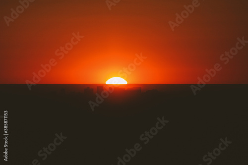 SUNSET AT Griffith Observatory  City view of Los Angeles  California