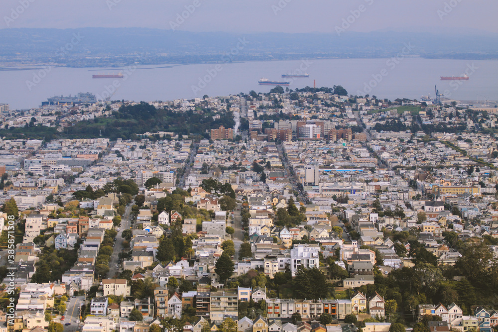 City view of San Francisco, California