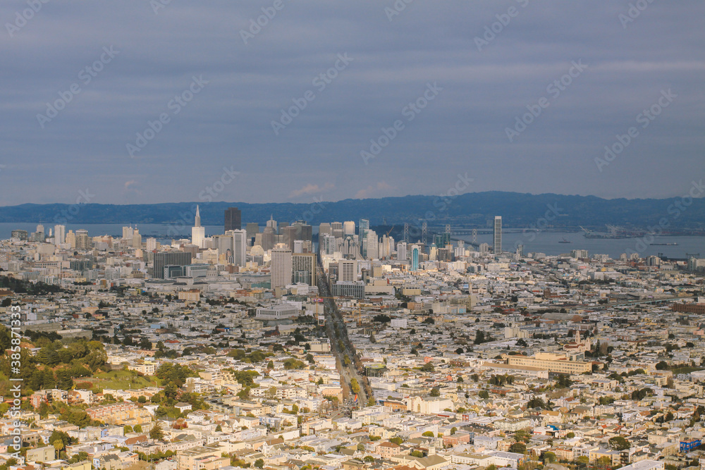 City view of San Francisco, California