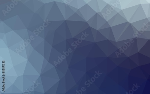 Light BLUE vector abstract polygonal layout.