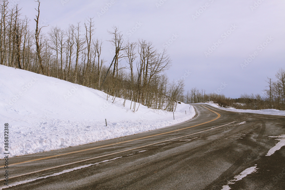 Obraz premium Highway 12 , A Journey Through Time Scenic Byway, Utah State Route 12 