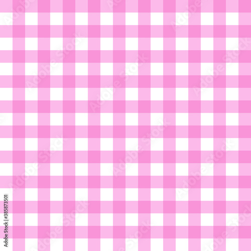 Gingham pattern. Texture for backgrounds, plaid, clothes, paper, dresses, shirt, blankets, Red color EPS Vector