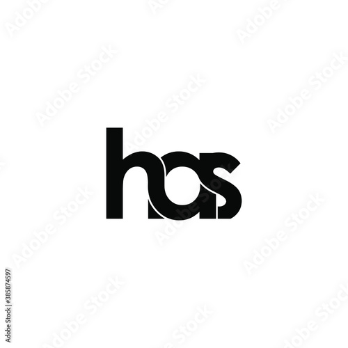 has letter original monogram logo design