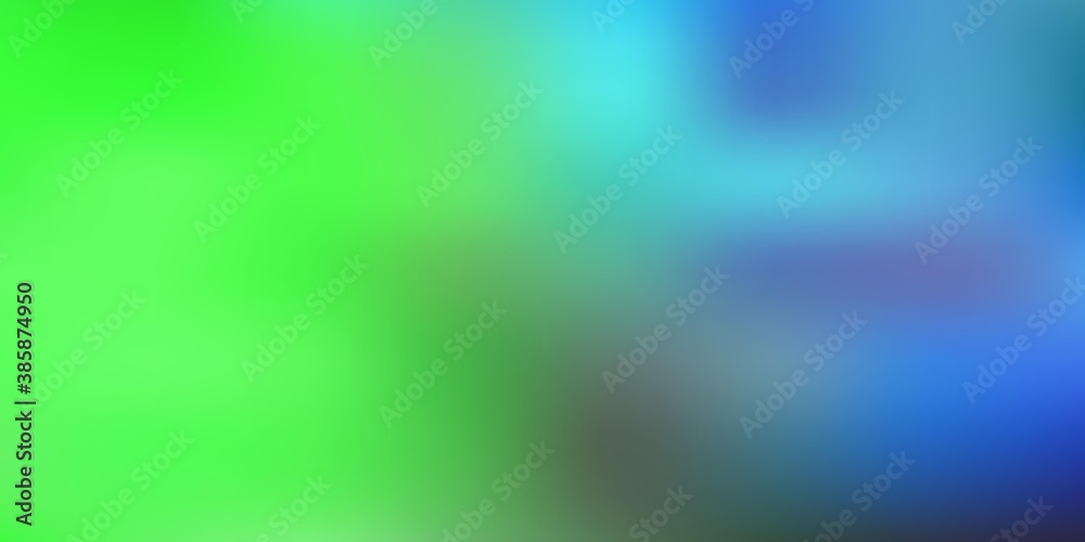 Light blue, green vector blur texture.