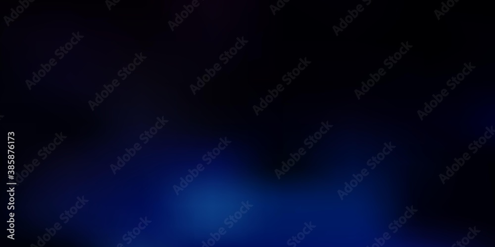 Obraz premium Dark blue vector abstract blur background.