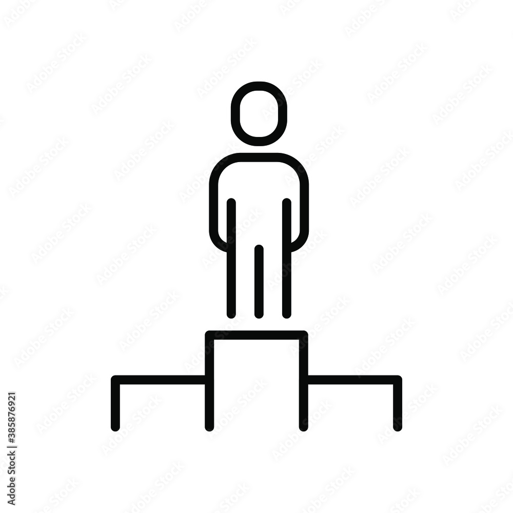 Picogram of a businessman a first place, winner, might be used for many purposes isolated on white background EPS Vector Picogram of a businessman a first place, winner, might be used for many purposes isolated on white background EPS Vector