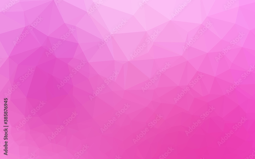 Light Pink vector triangle mosaic texture. Light Pink vector triangle mosaic texture.