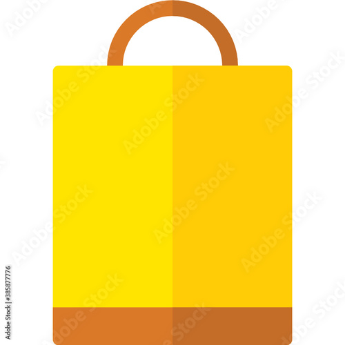 orange shopping bag