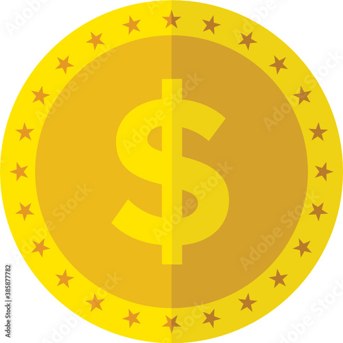 golden dollar sign