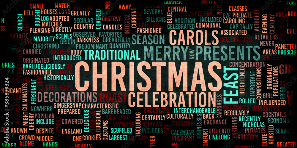 Obraz premium Christmas Greeting Card
