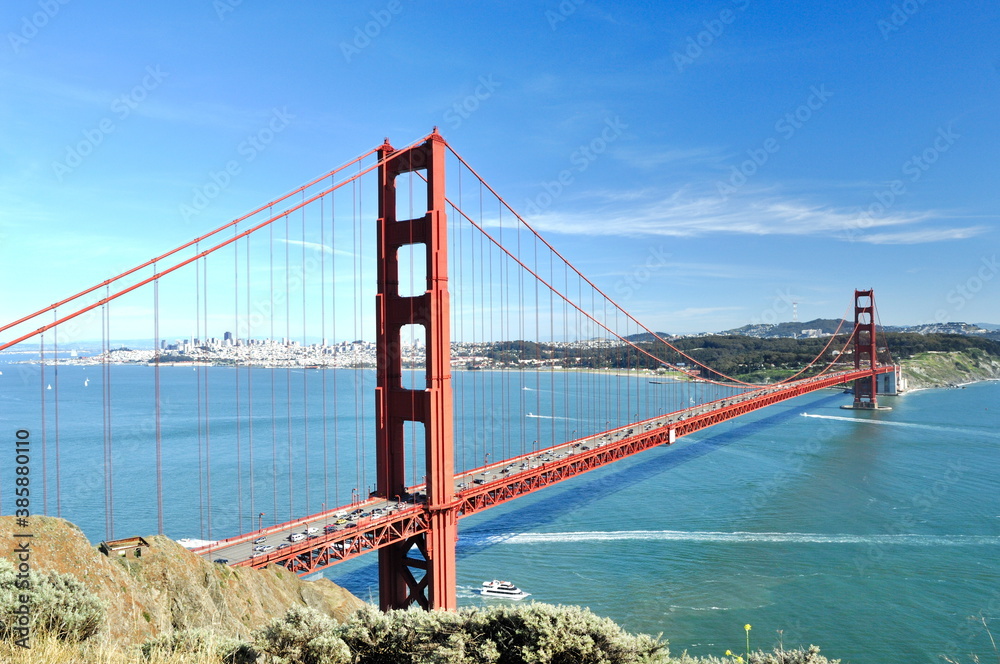 World Famous Golden Gate Bridge, California-USA