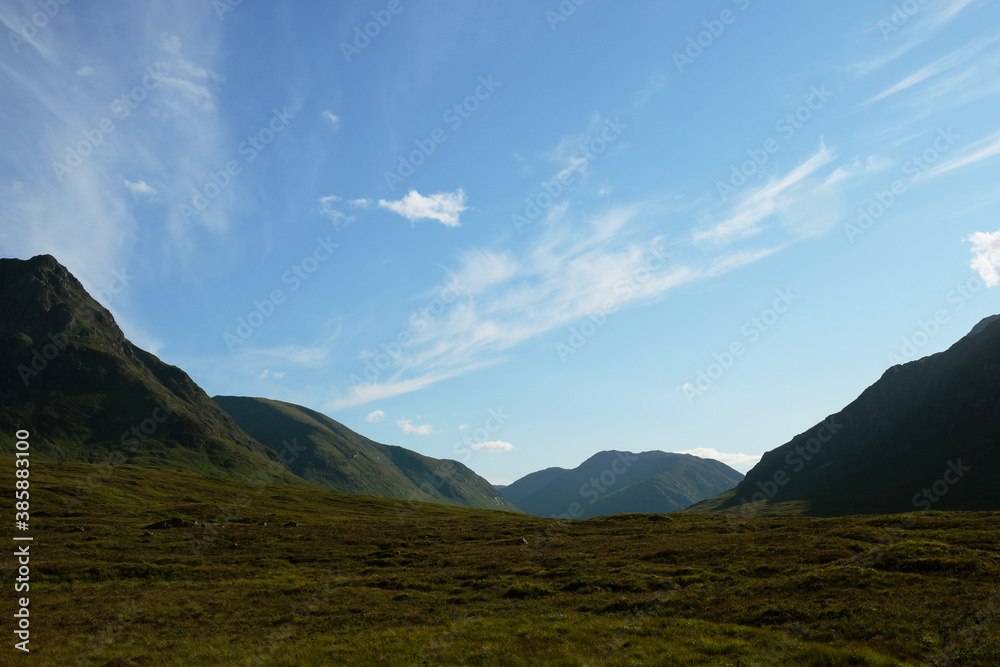 Beautiful view of Scotland landscape