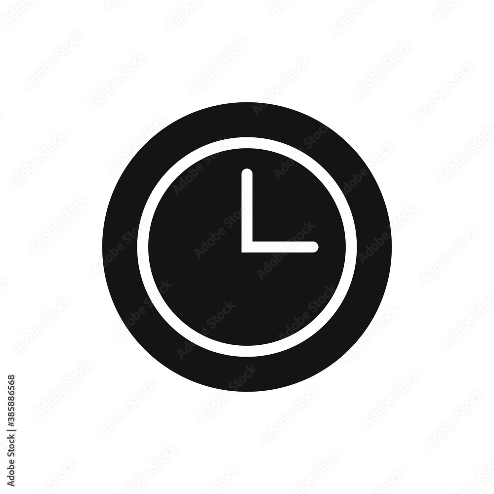 Clock, time outline and thin line icon isolated on white background EPS Vector Clock, time outline and thin line icon isolated on white background EPS Vector