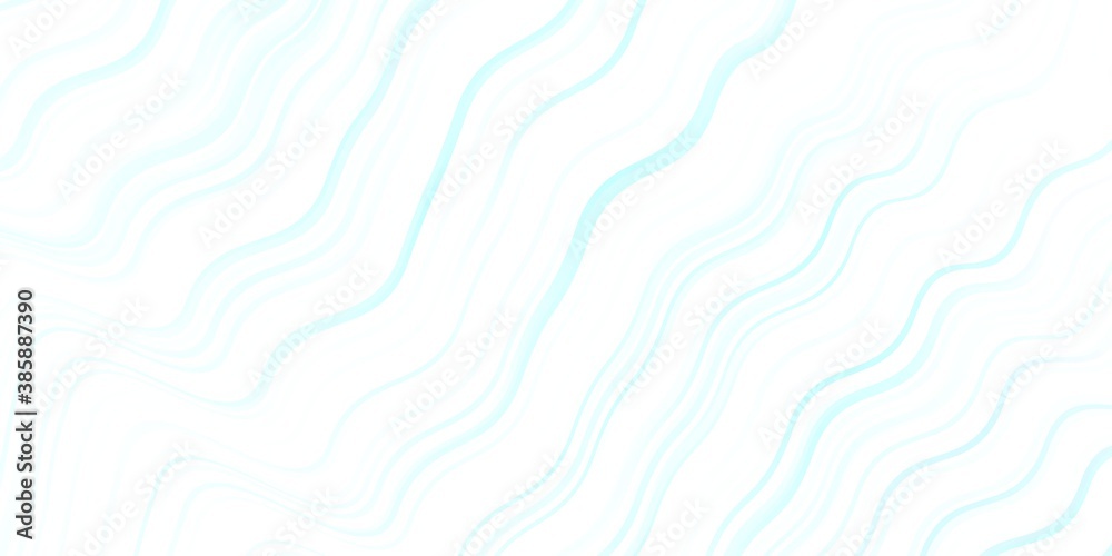 Light BLUE vector pattern with curved lines. Light BLUE vector pattern with curved lines.