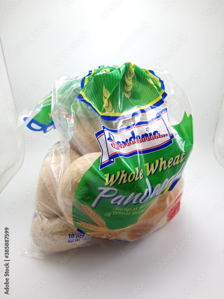 Gardenia whole wheat pandesal bread in Manila, Philippines Stock Photo Adobe Stock