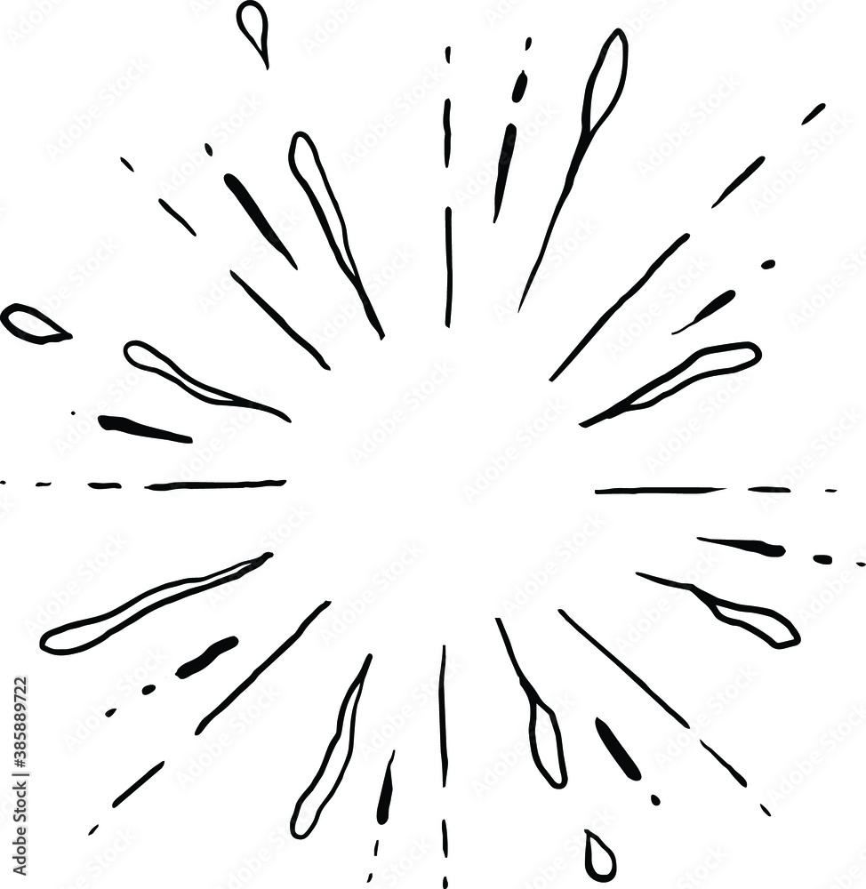 starburst doodle starburst doodle