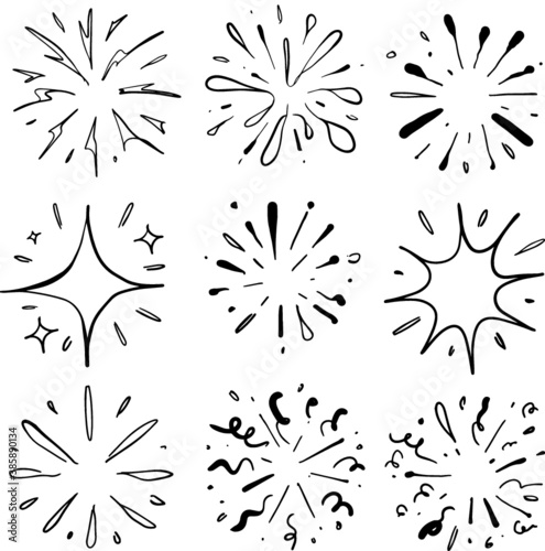starburst doodle