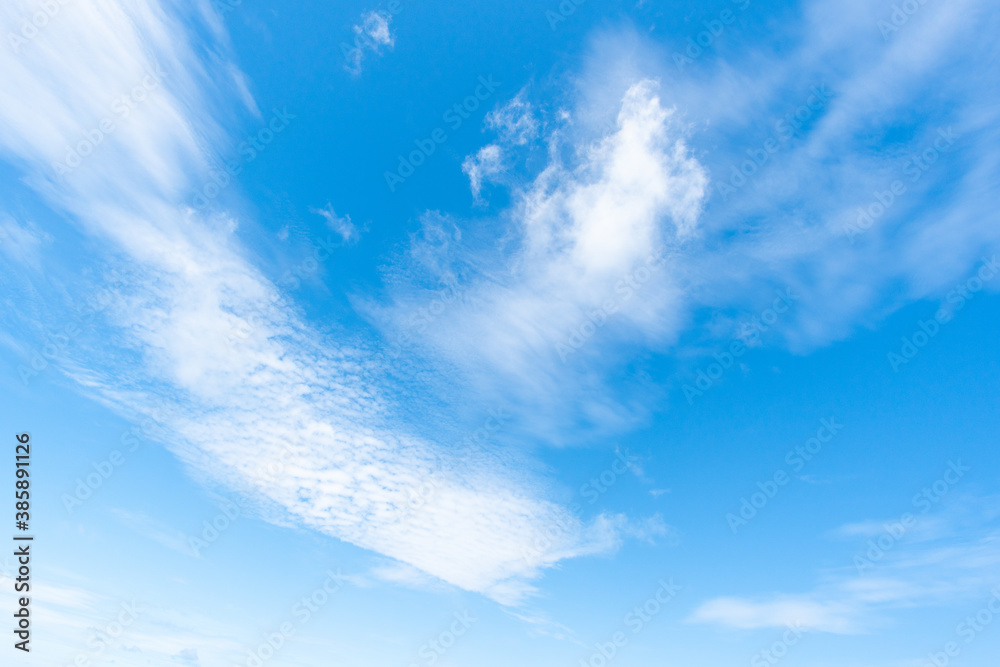 Blue sky and cloud clear background