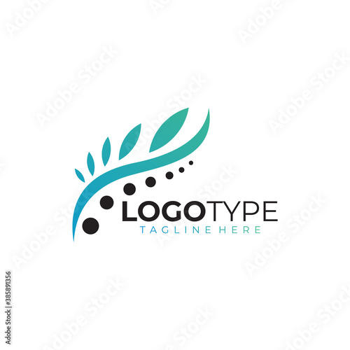 spine logo icon vector isolated