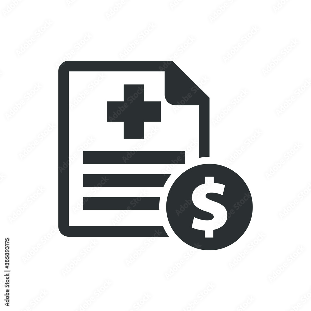 Fototapeta premium Health insurance icon