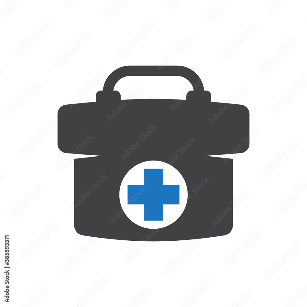 Obraz premium Doctor bag icon