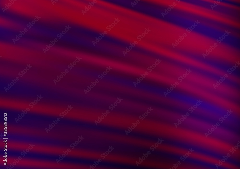 Fototapeta premium Dark Purple vector blurred and colored background.