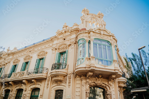 Historical grand building exterior in Tortosa photo