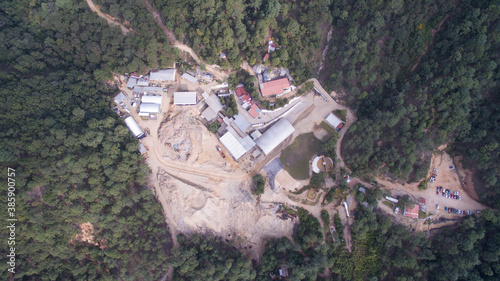 Aérea de industria minera.
