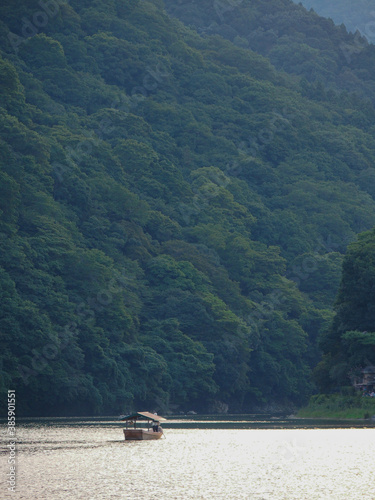 渡月橋からの風景