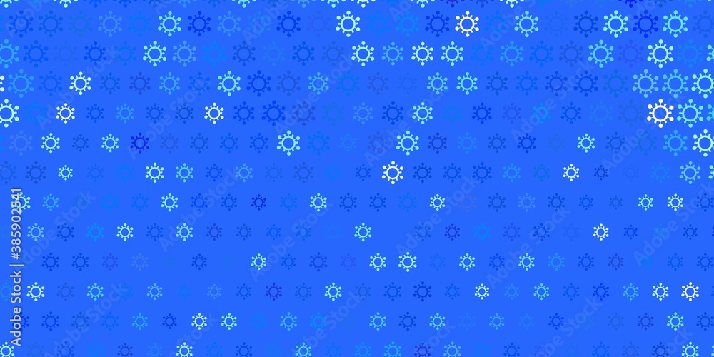 Dark purple vector background with covid-19 symbols. Dark purple vector background with covid-19 symbols.