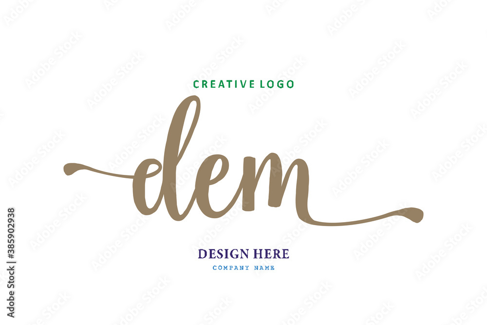 logo susunan huruf DEM sederhana mudah dipaham, simpel dan berwibawa logo susunan huruf DEM sederhana mudah dipaham, simpel dan berwibawa