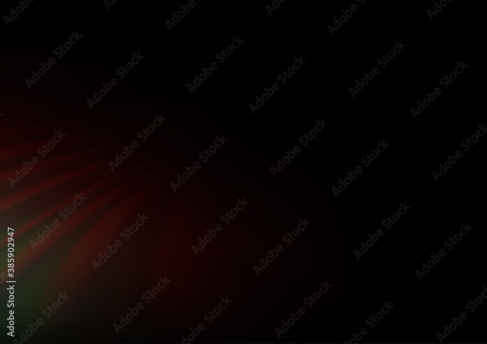 Dark Red vector blurred and colored background.