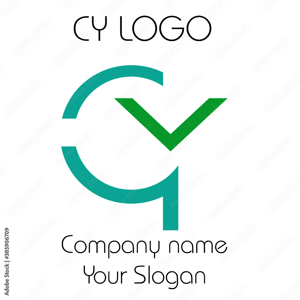 CY Initial Logo for company and individual names CY Initial Logo for company and individual names