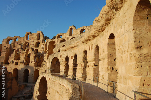 old arab building in the african desert