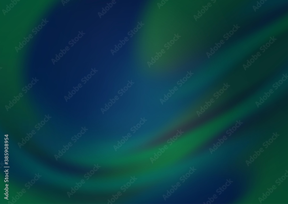 Dark BLUE vector glossy bokeh pattern. Dark BLUE vector glossy bokeh pattern.