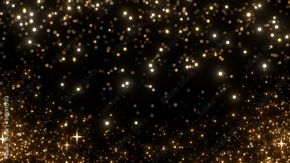 beautiful dust particle background loop