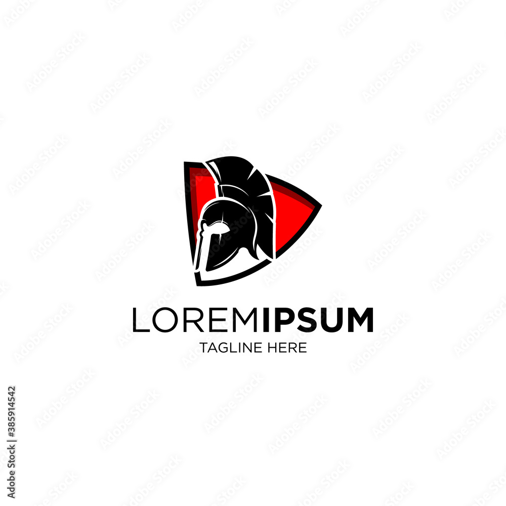 war game spartan silhouette logo template war game spartan silhouette logo template