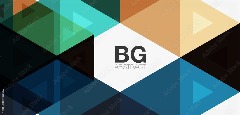 Mosaic triangle pattern abstract background for cover, banner, flyer and poster and other template Mosaic triangle pattern abstract background for cover, banner, flyer and poster and other template