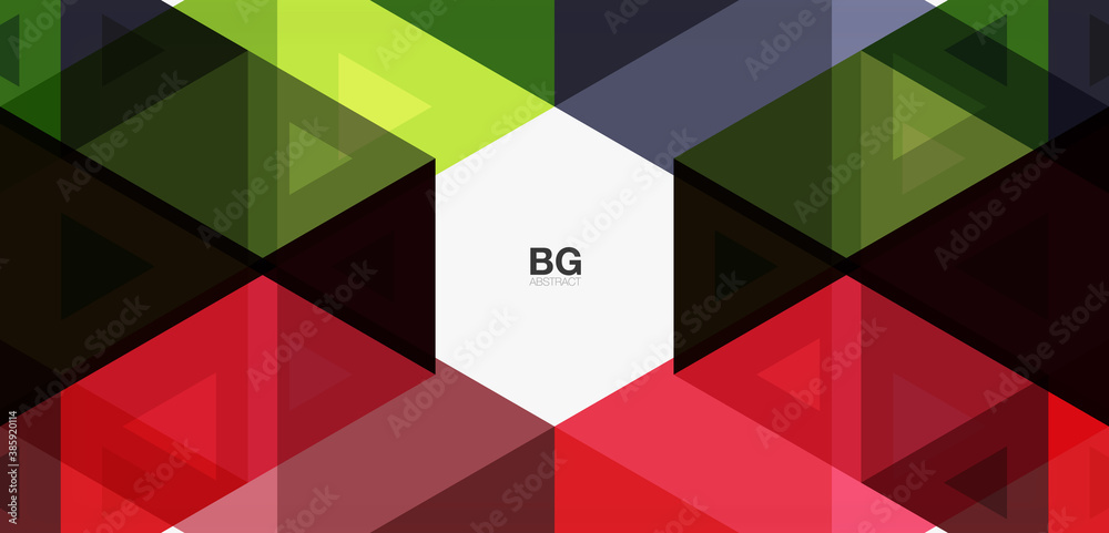 Mosaic triangle pattern abstract background for cover, banner, flyer and poster and other template Mosaic triangle pattern abstract background for cover, banner, flyer and poster and other template