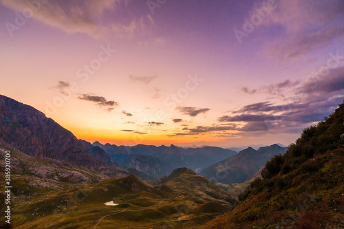 Sunrise in the Carnic Alps, Friuli Venezia-Giulia, Italy