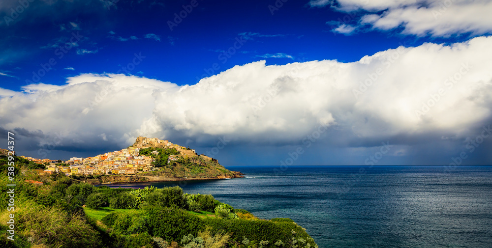 Obraz premium Castelsardo in Autumn