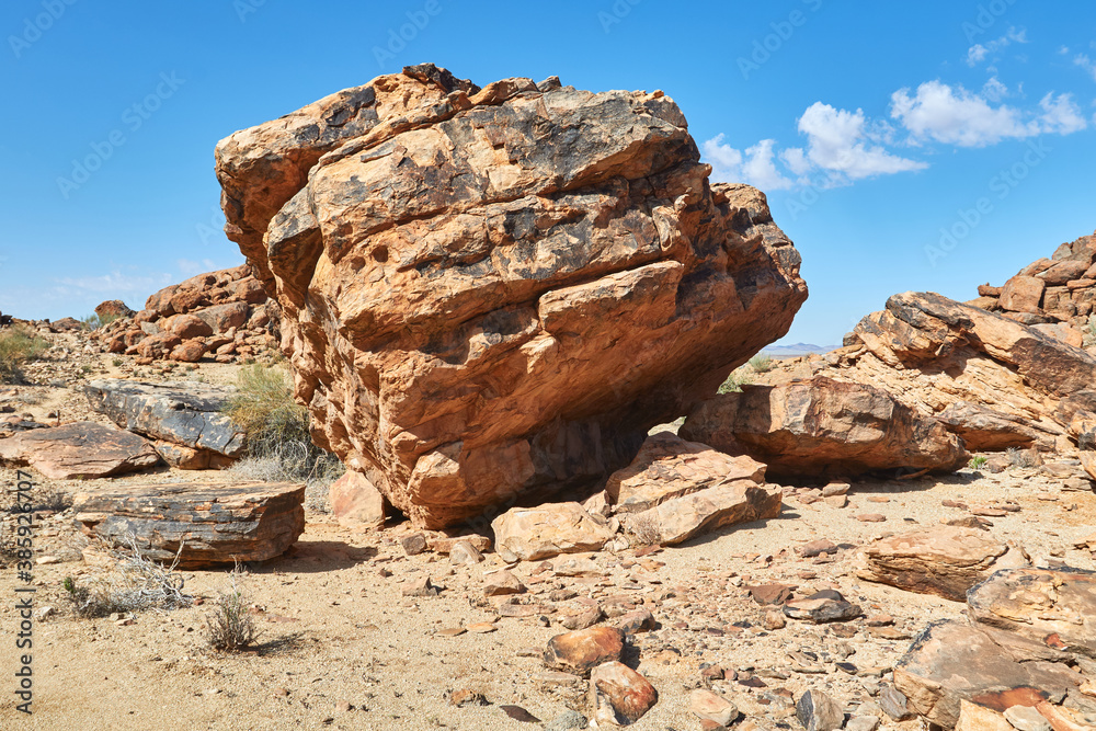 Rocky hills in the Namib desert