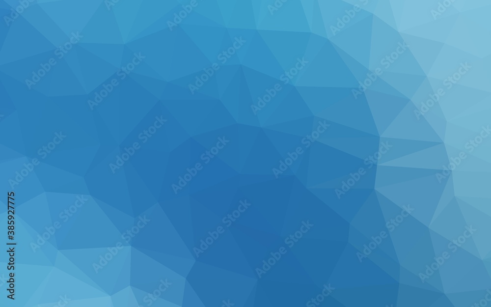 Light BLUE vector shining triangular template. Light BLUE vector shining triangular template.